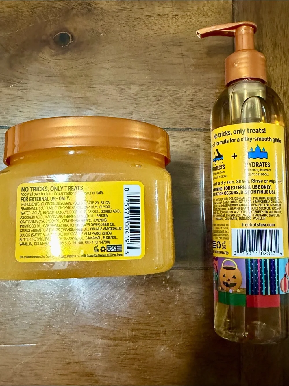 Tree Hut Scare Glow Moisturizing Shave Oil & Shea Sugar Scrub Bundle